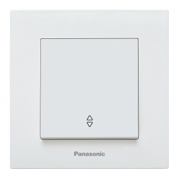 Переключатель Panasonic Karre Plus скрыт. 1кл. IP20 белый (упак.:1шт) (WKTC00032WH-RU)