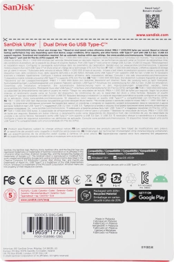 Флеш Диск Sandisk 128GB Ultra Dual Drive Go