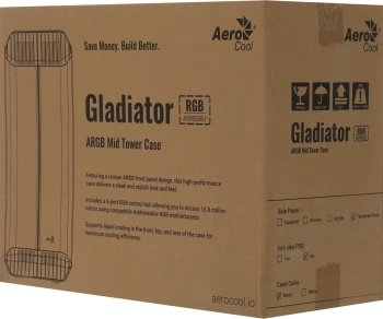 Корпус Aerocool Gladiator Duo-G-BK-v1