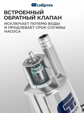 Насос колодезный Сибртех СВН300-15