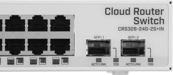 Коммутатор MikroTik  CRS326-24G-2S+IN