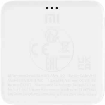 Датчик температуры и влажности Xiaomi Mi Temperature and Humidity Monitor 2
