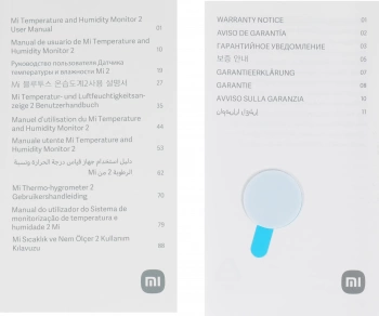 Датчик температуры и влажности Xiaomi Mi Temperature and Humidity Monitor 2