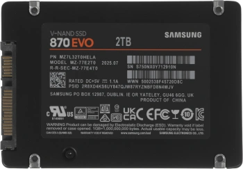 Накопитель SSD Samsung SATA-III 2TB MZ-77E2T0BW