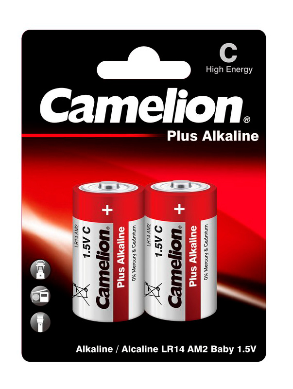 Батарея Camelion Plus Alkaline LR14-BP2
