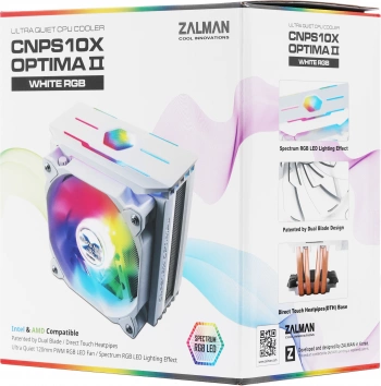 Устройство охлаждения(кулер) Zalman CNPS10X Optima II White RGB