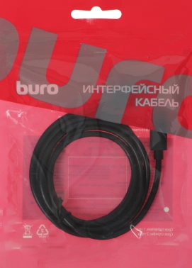 Кабель Buro USB-TC-1.2B2A USB (m)-USB Type-C (m) 1.2м черный
