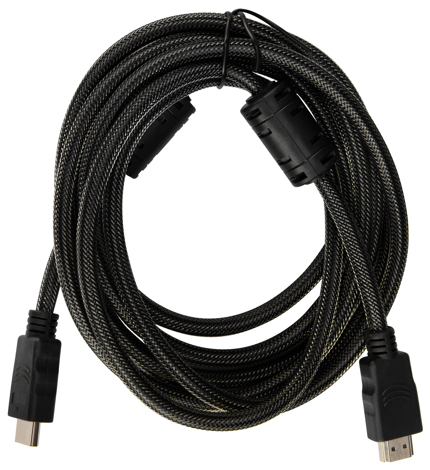 Кабель аудио-видео Buro HDMI (m)/HDMI (m) 3м. феррит.кольца Позолоченные контакты черный (HDMI-V1.4-3MC)
