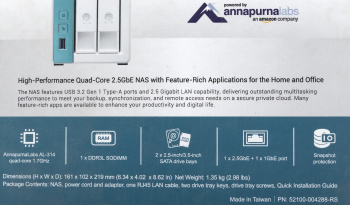 Сетевое хранилище NAS Qnap  TS-231P3-2G