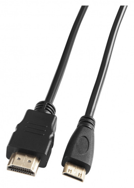 Кабель аудио-видео Buro mini-HDMI (m)/HDMI (m) 1.5м. черный (BHP-MINHDMI-1.5)