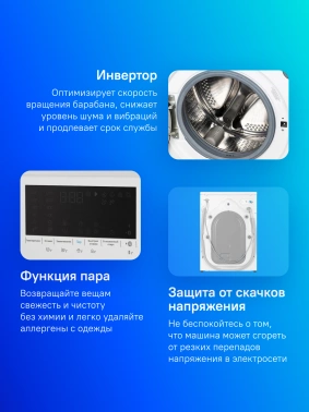Стиральная машина Beko WSPE7H616W