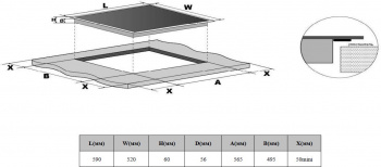 Индукционная варочная поверхность Weissgauff HI 642 WFZC
