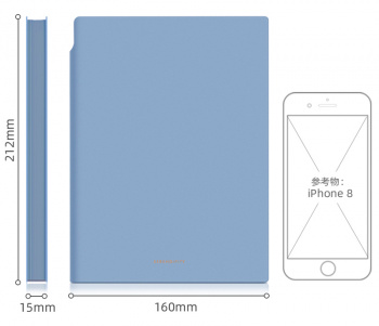 Блокнот Deli 22290BLUE