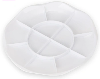 Палитра для смешивания красок Deli 68305 круглая D135мм