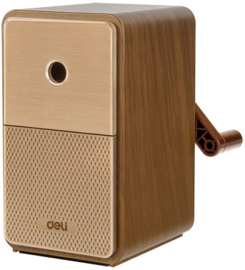 Точилка для карандашей механическая Deli  71160Brown