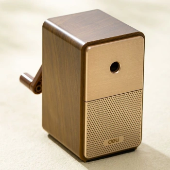 Точилка для карандашей механическая Deli  71160Brown