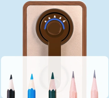 Точилка для карандашей механическая Deli  71160Brown