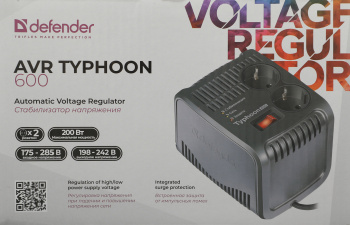 Стабилизатор напряжения Defender AVR Typhoon 600