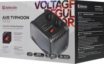 Стабилизатор напряжения Defender AVR Typhoon 1000