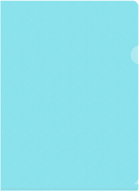 Папка-уголок Бюрократ Pastel -EPAST/BLUE A4 пластик 0.18мм голубой