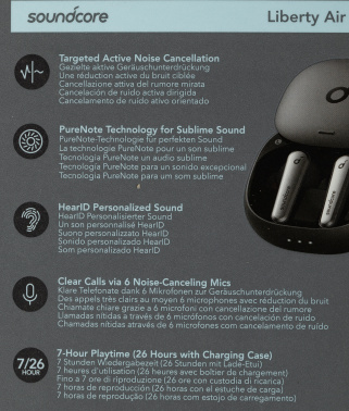 Гарнитура вкладыши Anker Soundcore Liberty Air 2 Pro