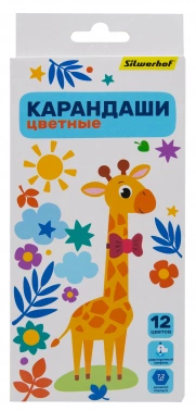 Карандаши цв. Silwerhof  Веселые друзья