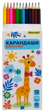 Карандаши цв. Silwerhof  Веселые друзья