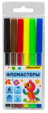 Фломастеры Silwerhof  Веселые друзья