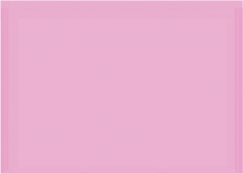 Конверт на кнопке Бюрократ Pastel -PKPAST/PINK A4 пластик 0.18мм розовый