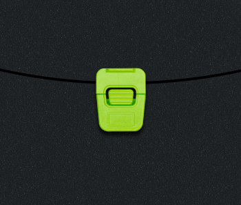 Портфель Бюрократ Black Opal BLPP01LETT 1 отдел. A4 пластик 0.7мм черный/салатовый