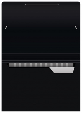 Портфель Бюрократ Black Opal BLPP13 13 отдел. A4 пластик 0.7мм черный/ассорти