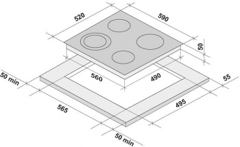 Варочная поверхность Krona Orsa 60