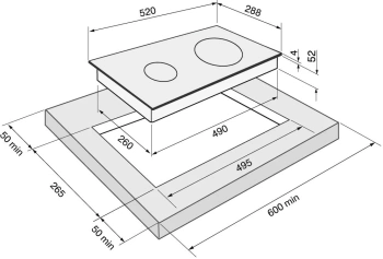 Индукционная варочная поверхность Krona Vento 30