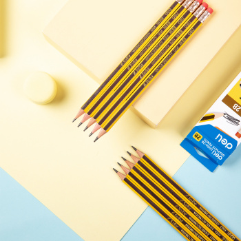 Карандаш ч/г Deli  EC004-2B