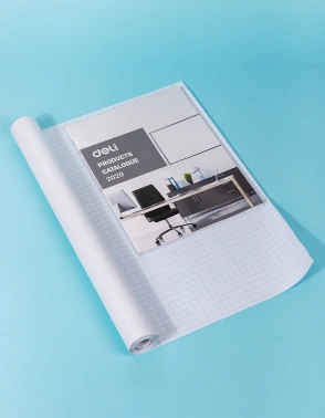 Пленка Deli EH831 Uspire для книги с липк.сл. ПП гладкая прозр. 500х3000