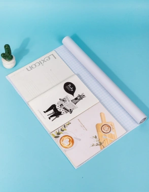 Пленка Deli EH831 Uspire для книги с липк.сл. ПП гладкая прозр. 500х3000