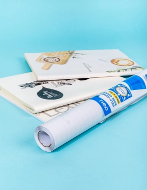 Пленка Deli EH831 Uspire для книги с липк.сл. ПП гладкая прозр. 500х3000