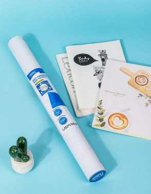 Пленка Deli EH832 Uspire для книги с липк.сл. ПП гладкая прозр. 500х5000