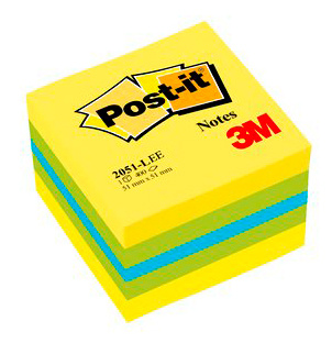 Блок самоклеящийся бумажный 3M Post-it Original 2051-L Лимон