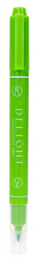 Текстовыделитель Deli EU011-GN двойной пиш. наконечник 1-4мм зеленый