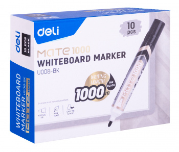 Маркер для досок Deli  EU008-BK