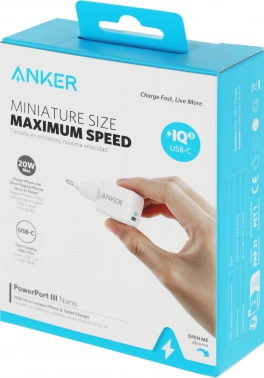 Сетевое зар./устр. Anker  PowerPort III Nano