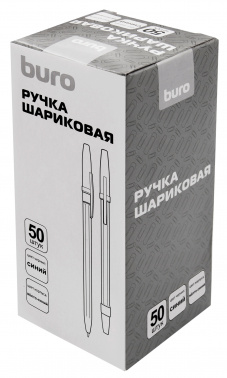 Ручка шариков. Buro желтый/синий d=1мм син. черн. сменный стержень стреловидный пиш. наконечник линия 0.7мм шестигр. без инд. Маркировки