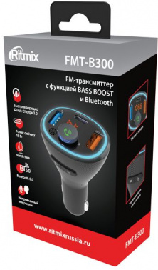 Автомобильный FM-модулятор Ritmix FMT-B300