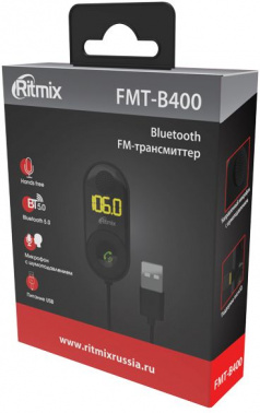 Автомобильный FM-модулятор Ritmix FMT-B400