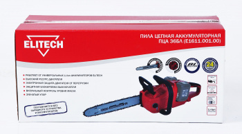 Цепная пила Elitech  ПЦА 36БЛ (E1611.001.00)