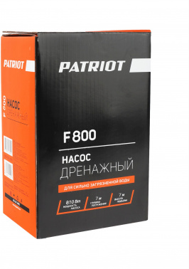 Насос дренажный Patriot F 800