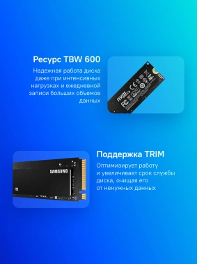 Накопитель SSD Samsung PCIe 3.0 x4 1TB MZ-V8V1T0BW