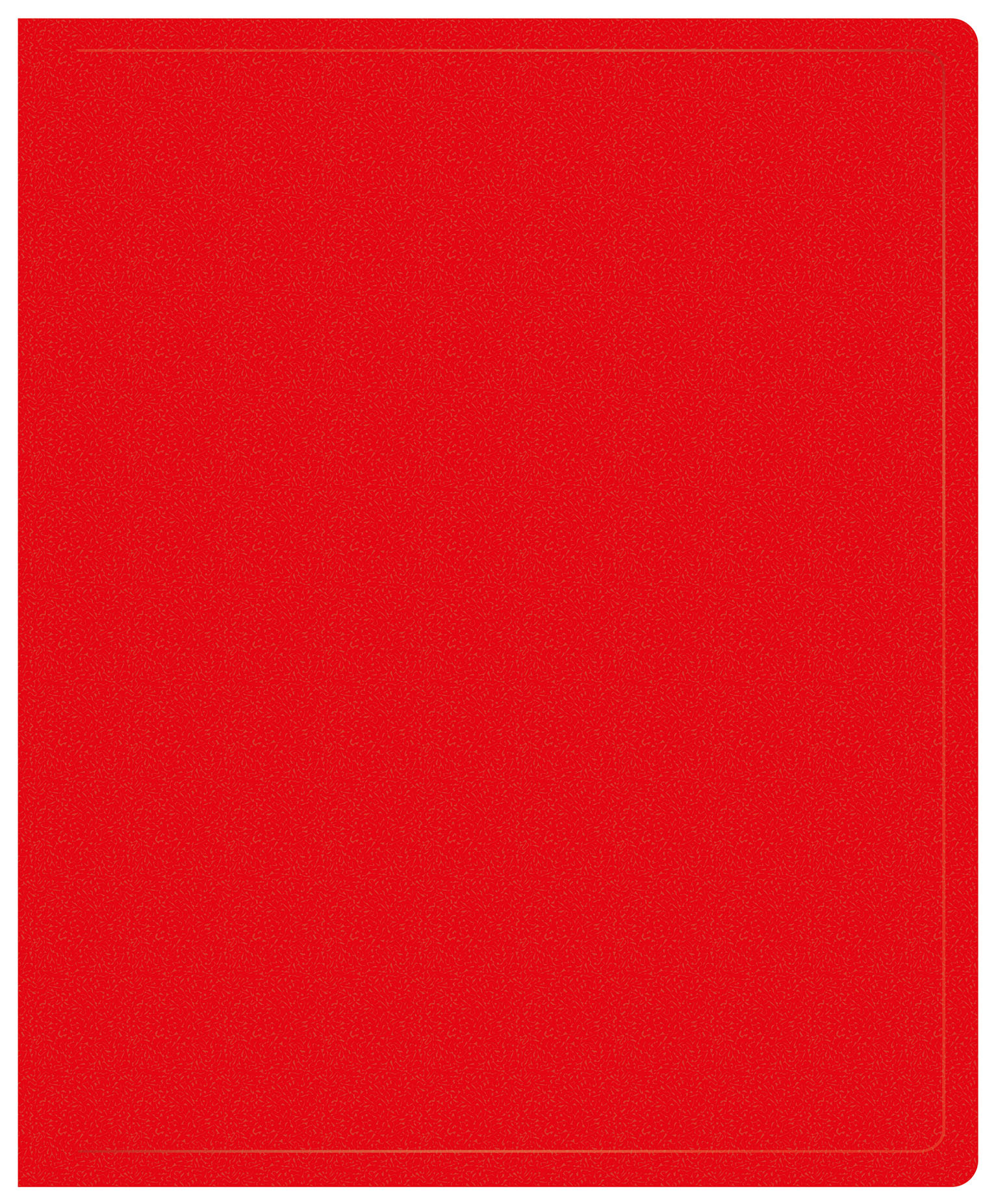 Папка на 2-х кольцах Buro -ECB0420/2RRED A4 пластик 0.5мм красный