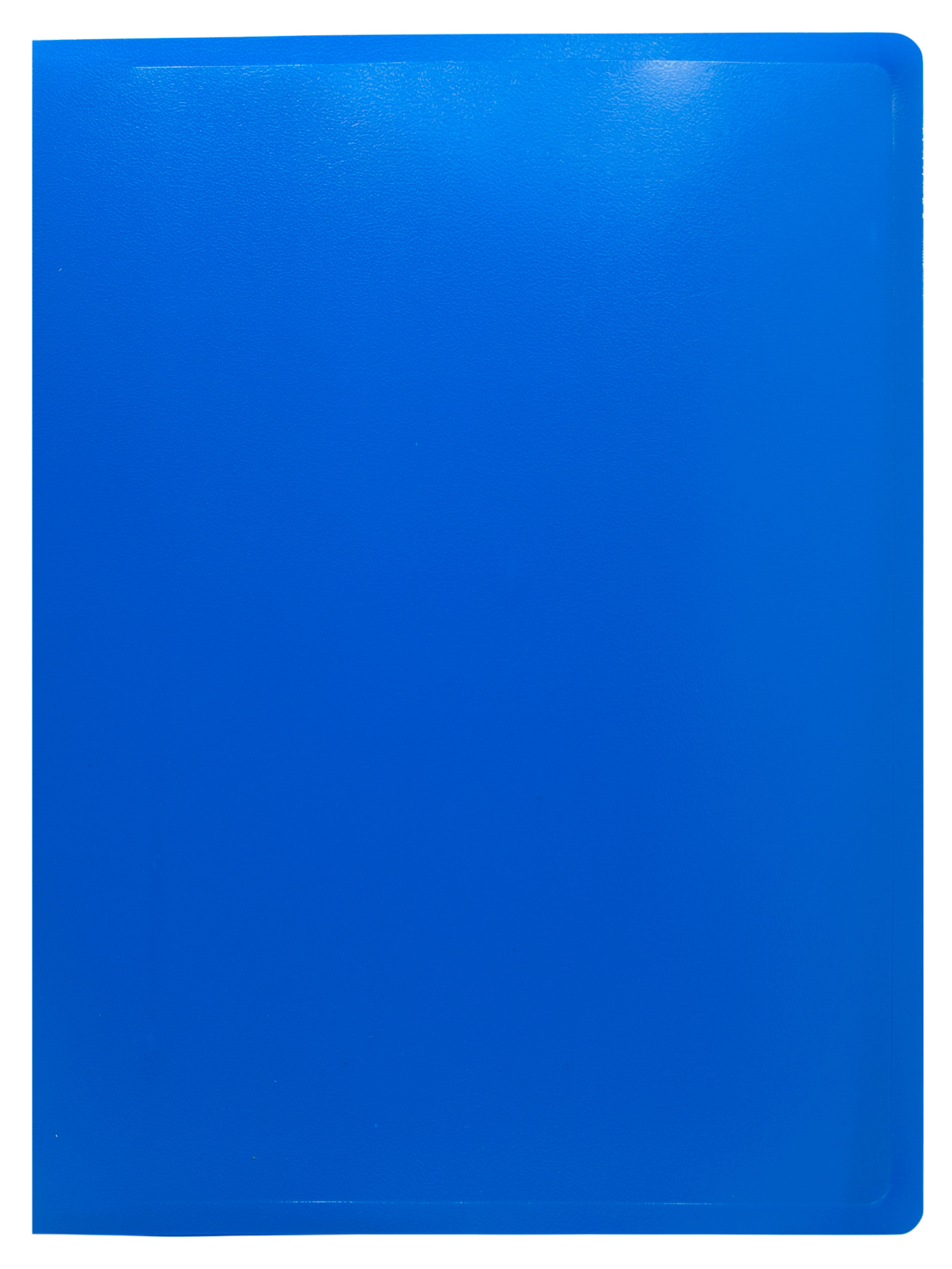 Папка на 4-х кольцах Buro -ECB0420/4RBLUE A4 пластик 0.5мм синий